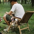 thumbnail image 2 of Silla Con Bolsillo Lateral para Acampar Al Aire Libre  Impermeable Barbacoa Jardinería Pesca, 2 of 9