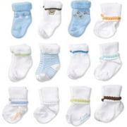 Child of Mine by Carter's - Newborn Assorted Socks, 12 Pairs