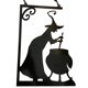 thumbnail image 4 of Colgante De Decoración De Halloween Impermeable Con Silueta De Pared De Caldero De Brujas Para Fiesta De Oficina Sweethay HA037220-00, 4 of 6