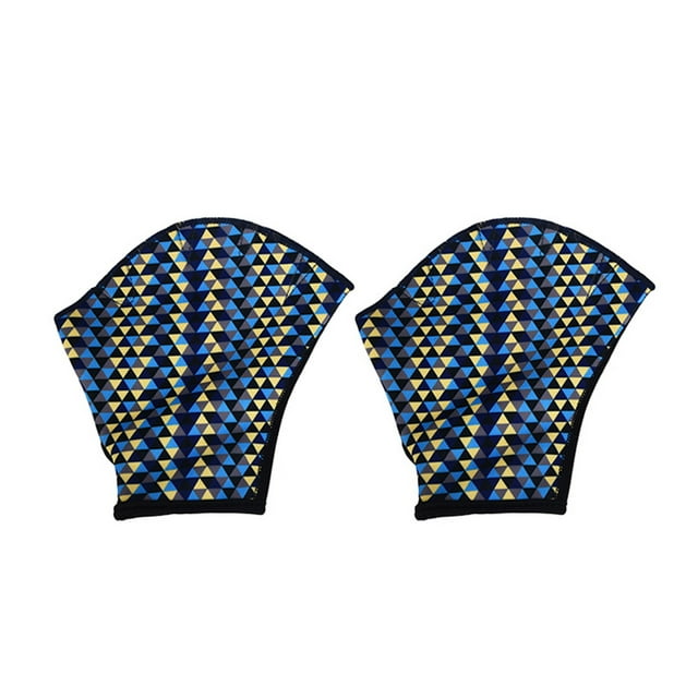 Flexible Swim Fins Swimming Webbed Gloves Fitness Diving Training Gear