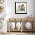 thumbnail image 4 of Americanflat 22x22 Picture Frame with Polished Plexiglass Streamline Collection Thin Border Square - Black, 4 of 7