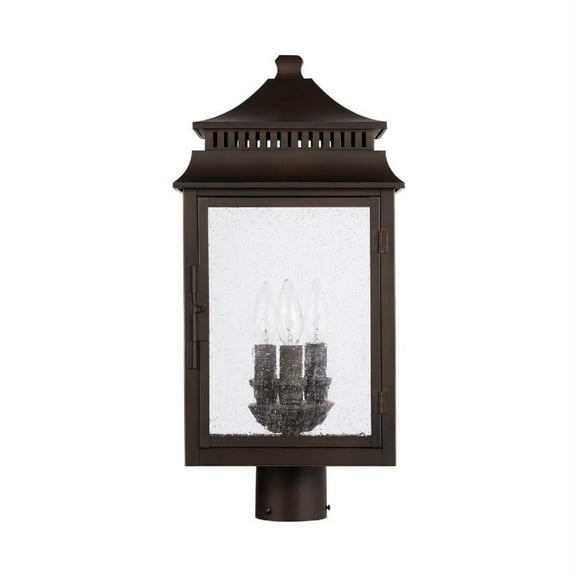 Capital Lighting - Sutter Creek - 3 Light Outdoor Post Mount Rain or Shine made