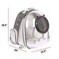thumbnail image 2 of Expandable Cat Carrier Backpack, Backpack for Cats Kitten Small Puppy, Airline Approved Cat Bubble Backpack, Space Capsule Astronaut Carrier, 2 of 7