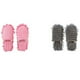 thumbnail image 3 of Pantuflas de rayas peludas para limpiar el suelo, con suela desmontable, talla L 42-44 (gris), 3 of 5