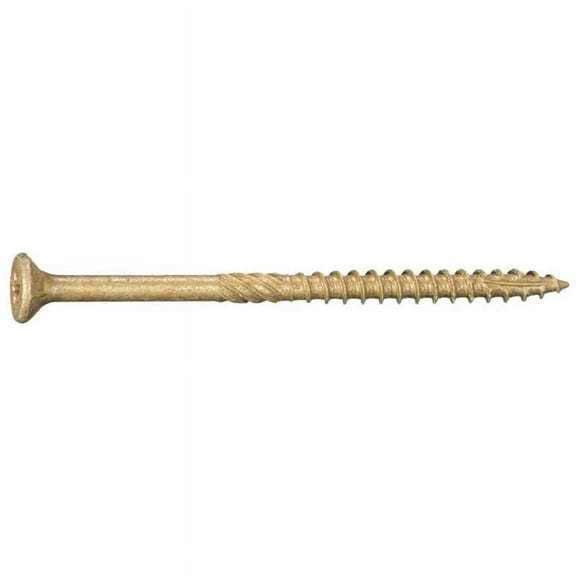 9 x 3" Star Drive Tan Deck Saberdrive Screws 10 lb. Tub (730 pcs.)