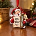 thumbnail image 6 of Tovaris Christmas Gift Ornament, Fillable Acrylic Hanging Ornament, Personalized Money Holder Keepsake Decoration, Christmas Tree Holiday Decor Gift, 6 of 9