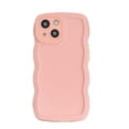 thumbnail image 1 of Mightlink Mobile Phone Case Wave Border Simple Style Anti-shock Tight Fit Full Coverage Anti-scratch Candy Color Phone Case for iPhone 14/14 Pro/14 Max/14 Pro Max, 1 of 4