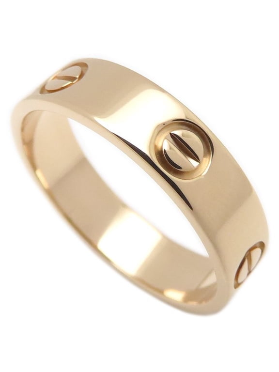 Pre-Owned CARTIER Love Ring, size #62, 18KPG, Men's, 295904
