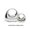 Silver-Mini + Medium, variant on Silver Acrylic Crescent Moon Clutch Bag, Cut-Out Handle Design, Evening