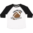 thumbnail image 3 of Inktastic Football Like a Girl Girls Toddler T-Shirt, 3 of 5