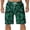 Vert112, variante sur Lcziwo Short de Bain Ample pour Homme, Imprimé Tropical Hawaïen, Séchage Rapide, Cordon de Serrage, Taille Élastique, avec Poches, Rouge, TG