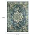 thumbnail image 4 of Mainstays Distressed Vintage Blue Persian Indoor Large Area Rug, 9' x 12', 4 of 8