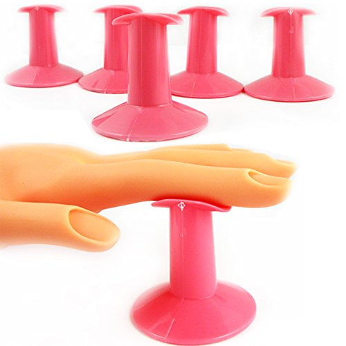 5pcs Finger Practics Rest Holder Stand For Nail Art UV Gel Acrylic ...