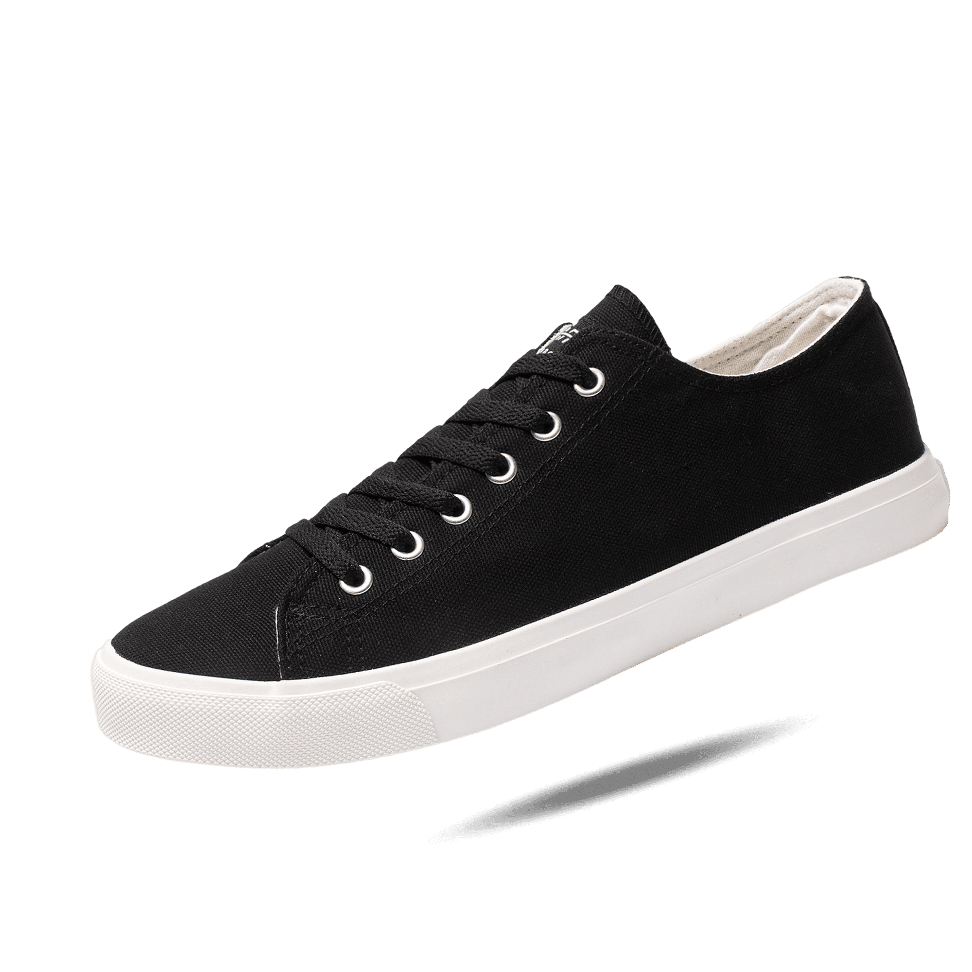 Fear0 NJ Retro Black/White Skateboard Canvas Shoes Sneakers Men Size