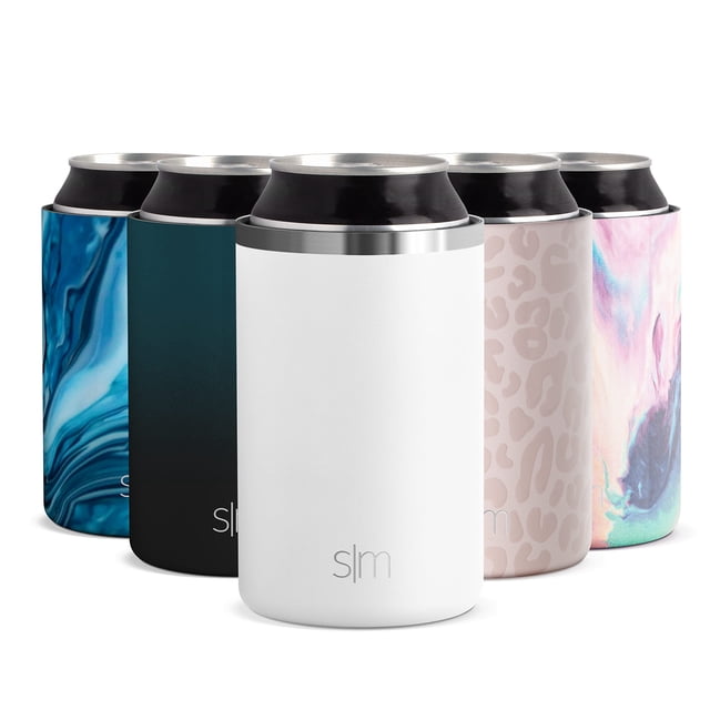 Colección Can Cooler Simple Modern Ranger de 355 ml, color blanco invernal