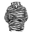 thumbnail image 3 of Leopard Print Animals Men's Women Vintage 3D Hooded Sweatshirt - All-Season Loose Fit Streetwear, 3 of 6