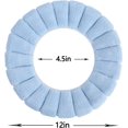 thumbnail image 3 of Uds. Fundas suaves para asiento de inodoro, calentador, lavables, elásticas, de fácil ajuste, fundas para asiento de inodoro, fundas para tapa de cojín, 3 of 5