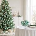 thumbnail image 5 of 30 Piece Flocked Christmas Ornaments Balls Christmas Decoration Set Multiple Styles Of Christmas Tree Decorations, 5 of 9