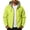 Fluorescent Green, variant on longantii Mens Waterproof Jackets Fashion Water Resistant Collared Wind Jacket Long Sleeve Zip Up Coat Classic Fit Fall Winter Cycling Clothing Pink XL