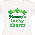 thumbnail image 4 of Inktastic Mommys Lucky Charm St Patricks Day Boys or Girls Long Sleeve Baby Bodysuit, 4 of 5