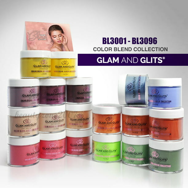 Glam and Glits Nail Design Naked Color Acrylic Powder 1Oz 