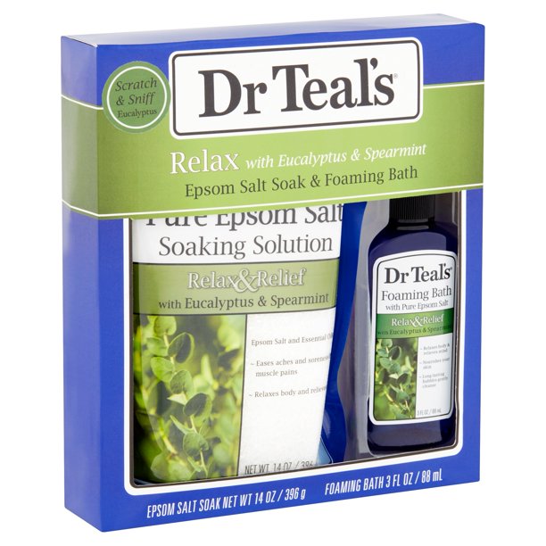 Dr Teal's Relax with Eucalyptus & Spearmint Epsom Salt Soak & Foaming