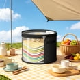 thumbnail image 4 of Hat Storage Box With Clear Window Dustproofs Zipper Collapsibles Sun Hat Organizer Bag For Wide Brims Straw Beach Hats Baseball Caps Fedora Cowboy Hats, 4 of 6