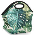 thumbnail image 2 of Herdesigns Palm Leaves Insulated Lunch Bag Neoprene Lunch Box for Women Men Soft Cooler Bag Tropical Washable Lunch Tote for Work Outdoor Picnic, 2 of 7