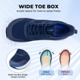 thumbnail image 2 of JOYFON Men's Walking Shoes Wide Toe Box Slip-On – Arch Support Orthotic Breathable Lightweight Tennis Sneakers for Plantar Fasciitis, Gym & Work US 8-13, 2 of 6
