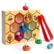 thumbnail image 2 of Juguete de habilidad motora fina para niños pequeños, juego de combinación de abeja a colmena, madera Montessori, 2 of 5