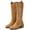 Brown, variant on Western Cowboy Boots for Women - Knee High Pointed Toe Chunky Heel Cowgirl Boots, Retro Country Vintage Classic Tall Boots