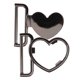 thumbnail image 1 of unbranded Metálica Corazón Café Para Cinturón Y Decorativo De Ropa, 1 of 8
