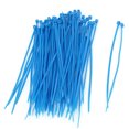 thumbnail image 1 of Unique Bargains Blue Plastic 100 x 3mm Locking Electric Wire Cable Zip Ties 100 Pcs, 1 of 1