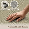 thumbnail image 6 of ODIKA 5'x7' Washable Area Rug Easy Care, Non-Shedding, Pet Friendly, Geometric With Modern Diamond Lattice Border Herringbone Boho Refined Structured for Small Living Room, Bedroom, 6 of 7