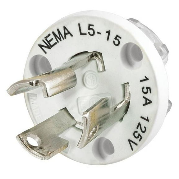 Hubbell Wiring Device-Kellems Watertight Plug,Nema L5-15p,Repl Int HBL24W47IN