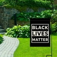thumbnail image 4 of Black Lives Matter BLM Garden Double Sided Flag Yard Outdoor Decoration 12.5 x 18 Inch, 4 of 5