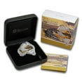thumbnail image 3 of 2014 Australia 1 oz Silver Saltwater Crocodile BU (Map Shape), 3 of 3