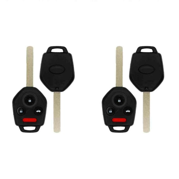 Replacement Keyless Remote Head Key Fob for Subaru Legacy 2010 FCC CWTWBU766 Part Number 57497-AJ00A 57497AJ00A Pack of 2