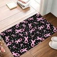 thumbnail image 4 of Sikiie Breast Cancer Awareness (2) Print Flannel Anti-slip Floor Mat 16x24in, Thickened Dustproof Entrance Door Mat Floor Mat for Kitchen, Bathroom, Laundry Room, 4 of 7