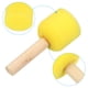 thumbnail image 4 of Esponjas de pintura Uxcell para pintura, brocha de esponja redonda de espuma con mango de madera amarilla 1.5, 4 of 7