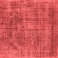 thumbnail image 1 of Ahgly Company Indoor Square Oriental Red Industrial Area Rugs, 4' Square, 1 of 4