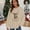 Beige, variant on Craaazy Christmas Athletic Shirts for Women Long Sleeve Crewneck Loose Shirts Gifts