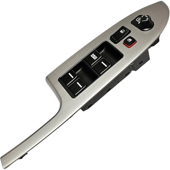 SWITCHDOCTOR Window Master Switch, Bezel, & Mirror Set for 2003, 2004, 2005, 2006, 2007 Honda Accord Sedan (Without Heated Mirrors, Fully Assembly)