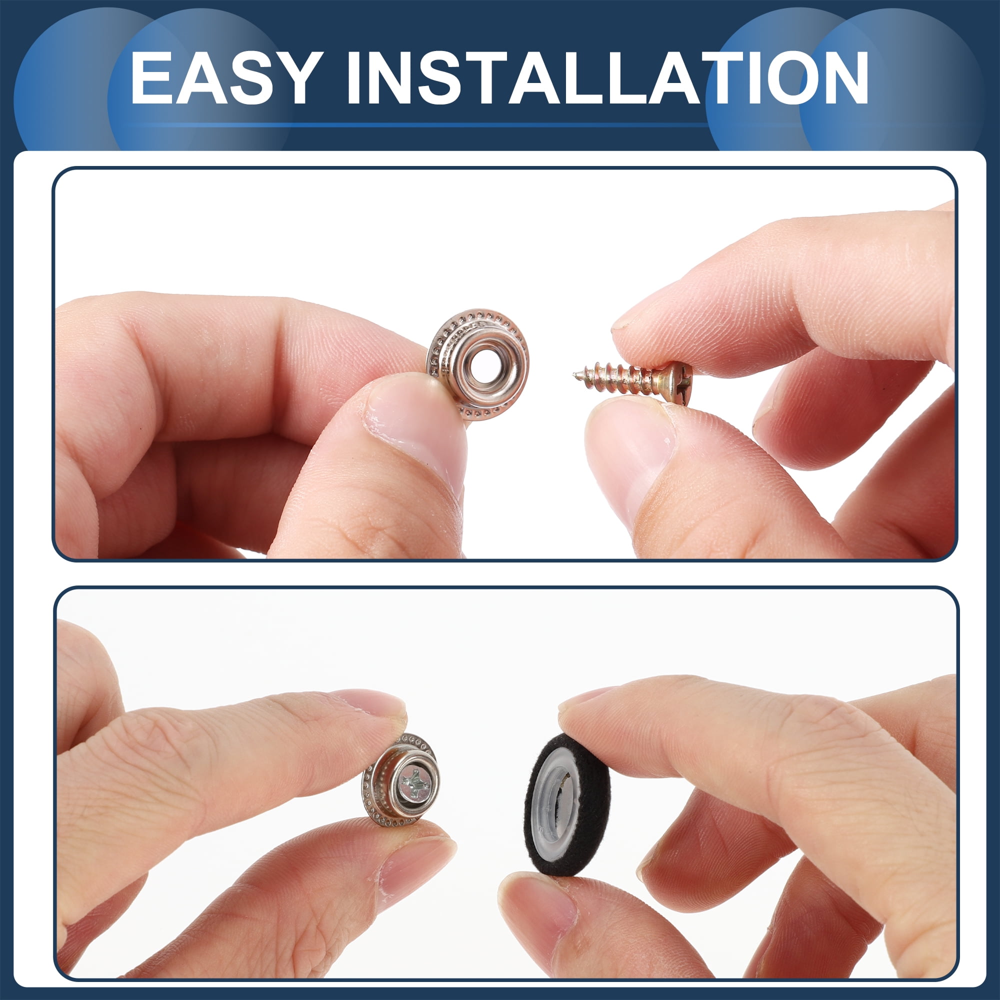 Unique Bargains 10Pcs Headliner Button Buckle Repair Clip for Car Roof Interior Black