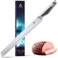 thumbnail image 2 of UYGDUY-Brisket Slicing Knife, 12 Inch Carving knife - German High Carbon Steel, Full Tang Handle, BBQ Meat Cutter with Ergonomic Grip for Brisket, Beef Roast, Ham & More, 2 of 4