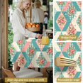 thumbnail image 5 of Pioneer Flower Floral Print Pattern Round Tablecloth 60 X 60 Inch, Wrinkle Resistant Wipeable Table Cloth for Kitchen Dining Picnic Patio Party, 5 of 6