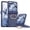 Blue, variant on CaseArtistry New Phone Case For Motorola Razr 2026/2025/2024 Ring Grip Slim Rugged Hinge Protection Cover Built-in Screen Protector,Red