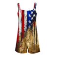 thumbnail image 7 of Mitankcoo 4th of July Print Rompers for Women Casual Pockets Summer Sleeveless Everyday Short Jumpsuits M-3XL, 7 of 7