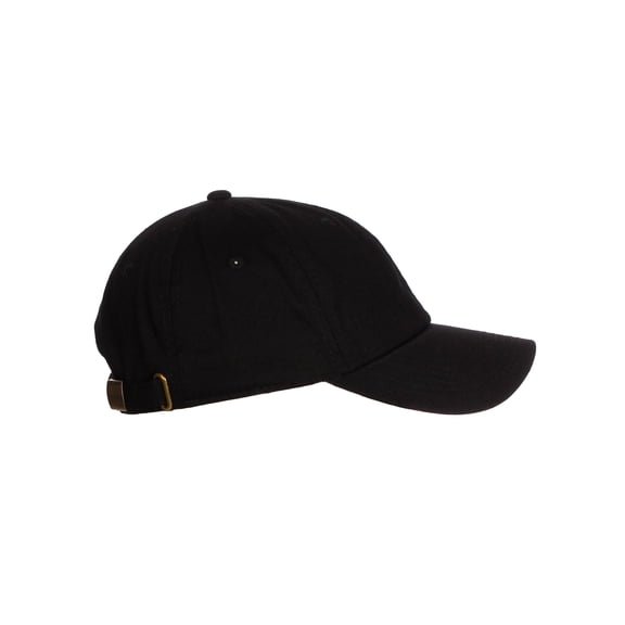 FLORNIX Plain Dad Hat 100% Cotton Unstructured Hat Unisex Adjustable Strap - Black