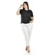 thumbnail image 5 of Blusa con pedreria y perlas Roman Fashion /Tallas Extras, 03022-C (Negro) negro 42, 5 of 6